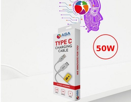 CÂBLE USB Type C 3.0 ASA 50W
