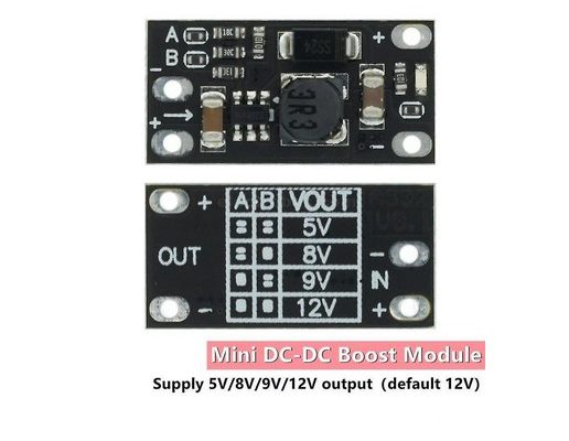 MINI BOOSTER DC-DC 3.7V TO 5V 8V 9V 12V