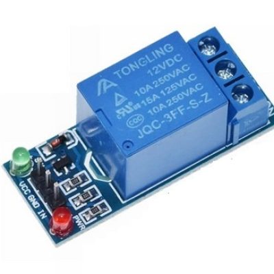 module relais 12v 1 canal Bleu