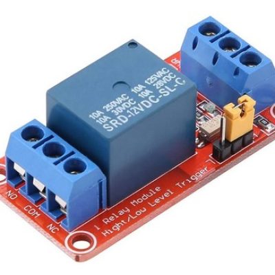 module relais 12v 1 canal Rouge