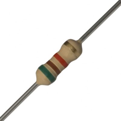 5.1K 1/4W 5% RESISTANCE CARBONE