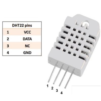 CAPTEUR DE TEMPÉRATURE ET D’HUMIDITE DHT22