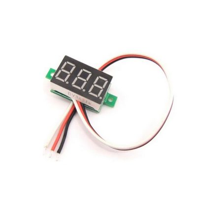 VOLTMETRE DC ROUGE ( 4V-40V )