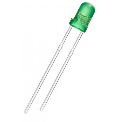 LED 3mm VERTE