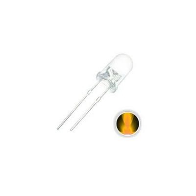 LED TRANSPARENTE 5mm JAUNE