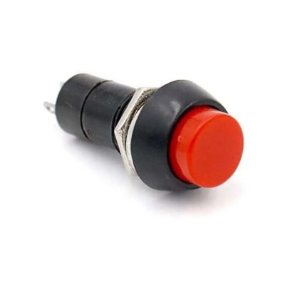 Interrupteur à bouton rouge 12mm